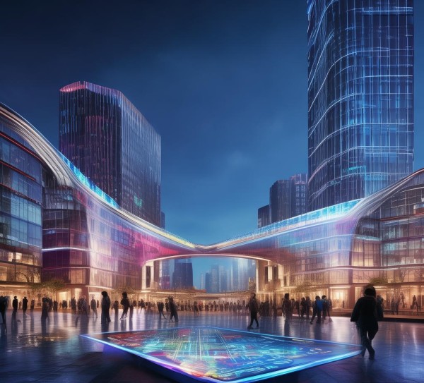 黑科技壁纸，未来科技与自然的完美融合