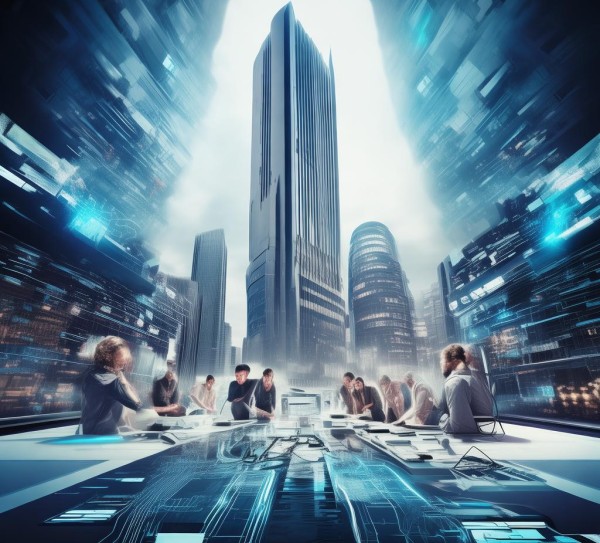 黑科技壁纸，未来科技与自然的完美融合