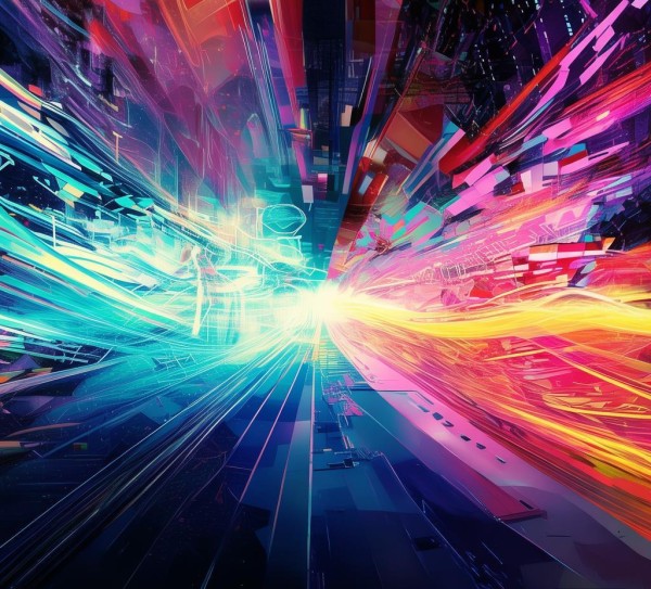 艺术与科技的动态海报，未来创作的灵感与挑战